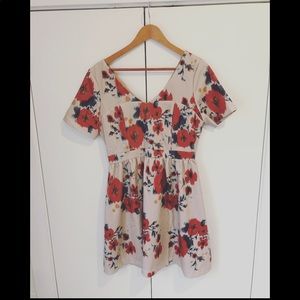 ASOS Floral print mini dress